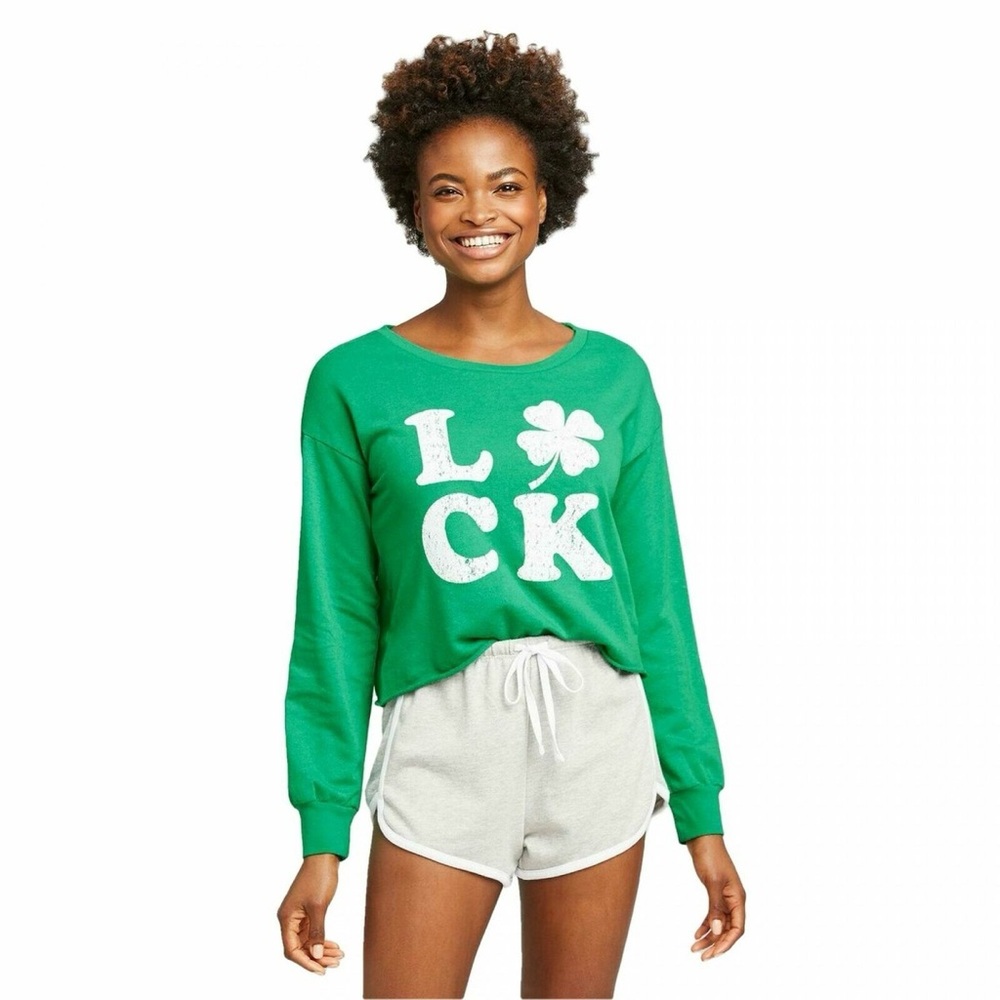 Grayson Threads Women's Luck Lounge Pajama Top Long Sleeve, Size Medium